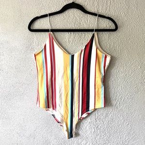 Stripped Bodysuit